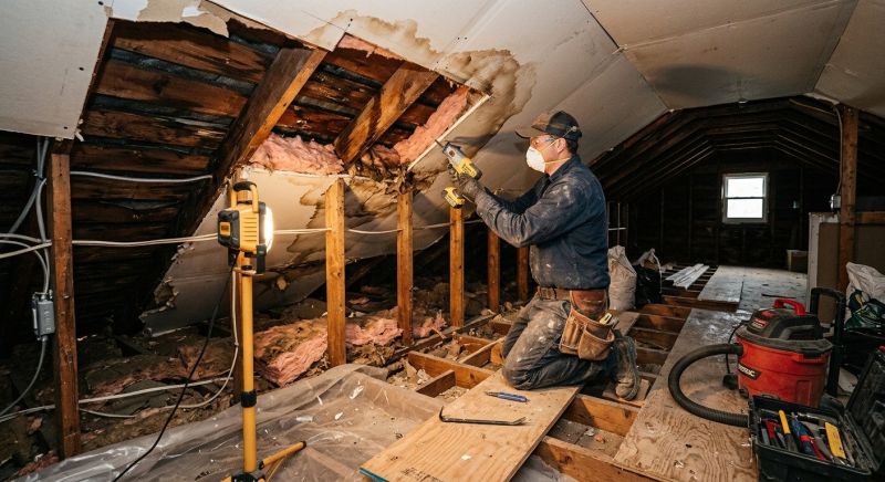 Attic Water Damage Repair in Alpharetta, GA
