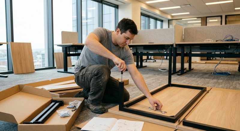 Office Workstation Assembly in Alpharetta, GA